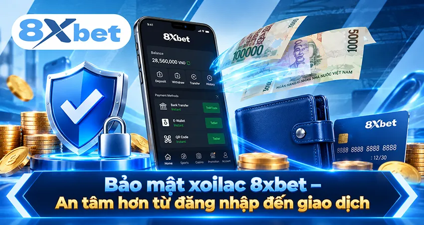 Bảo mật xoilac 8xbet – An tâm hơn từ đăng nhập đến giao dịch