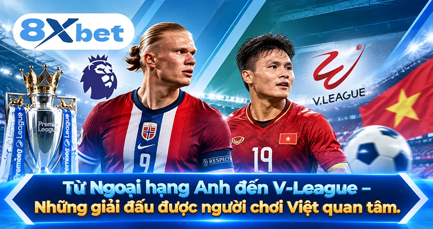 Từ Ngoại hạng Anh đến V-League – Những giải đấu được người chơi Việt quan tâm